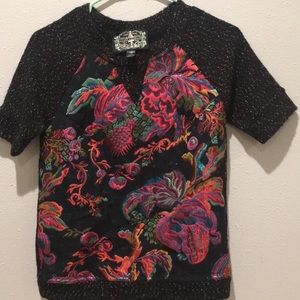 Anthropologie quilted sweater.